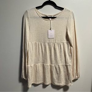 NWT Lauren Conrad Long Sleeve Loose Shirt